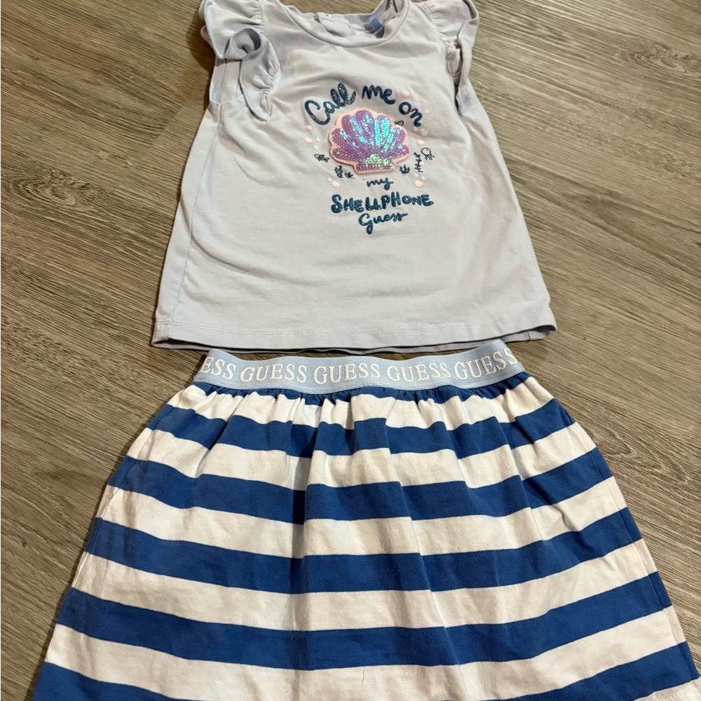 Guess Baby Blue 24 Month Outfit